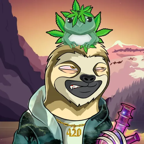 Stoned Sloth V2 #3806