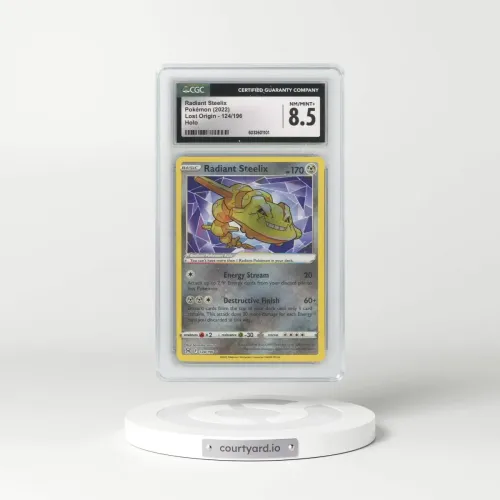 2022 Lost Origin #124/196 Radiant Steelix - Holo (CGC 8.5 NM-MT+)