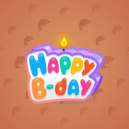 B-Day Candle #56727