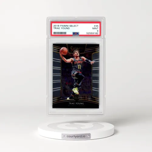 2018 Panini Select #45 Trae Young (PSA 9 MINT)