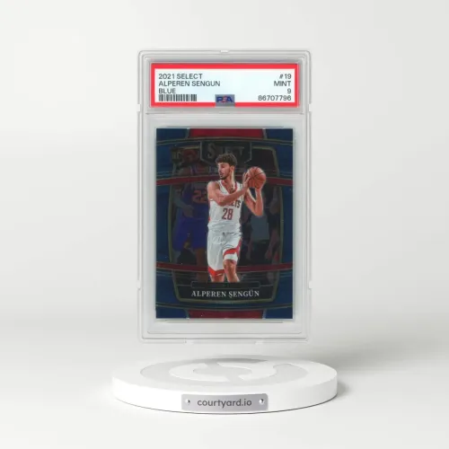 2021 Panini Select #19 Alperen Sengun - Blue (PSA 9 MINT)