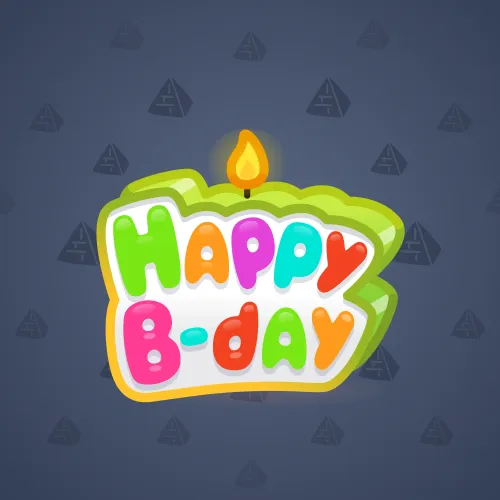 B-Day Candle #53006