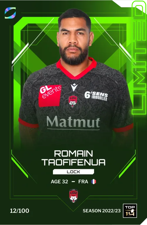 Romain Taofifenua #12496