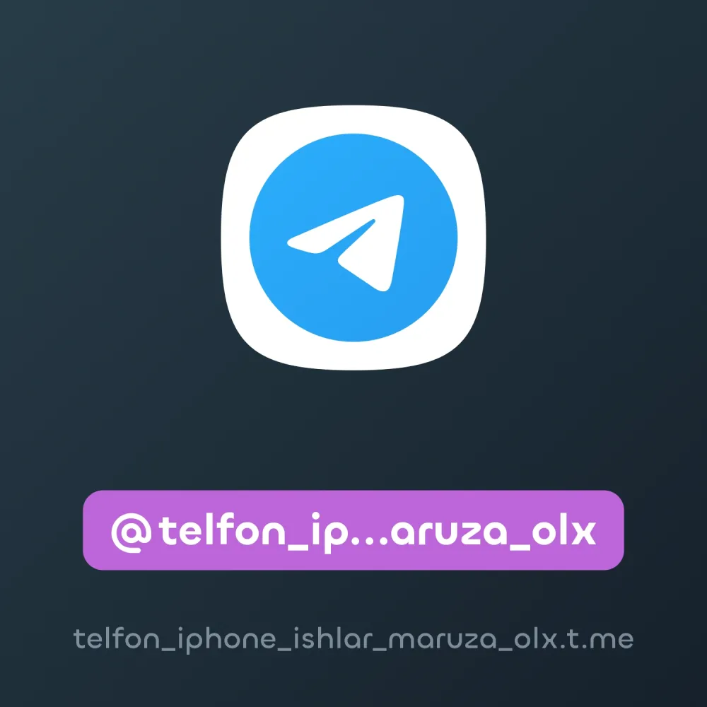 @telfon_iphone_ishlar_maruza_olx
