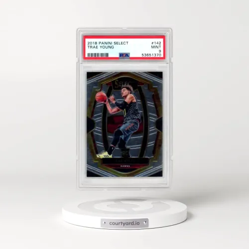 2018 Panini Select #142 Trae Young (PSA 9 MINT)