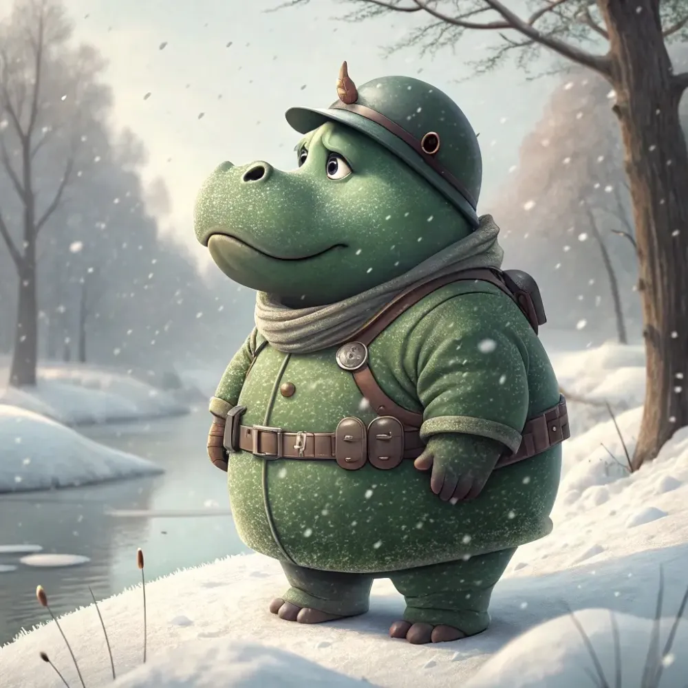 Hippo Army On BASE #1971