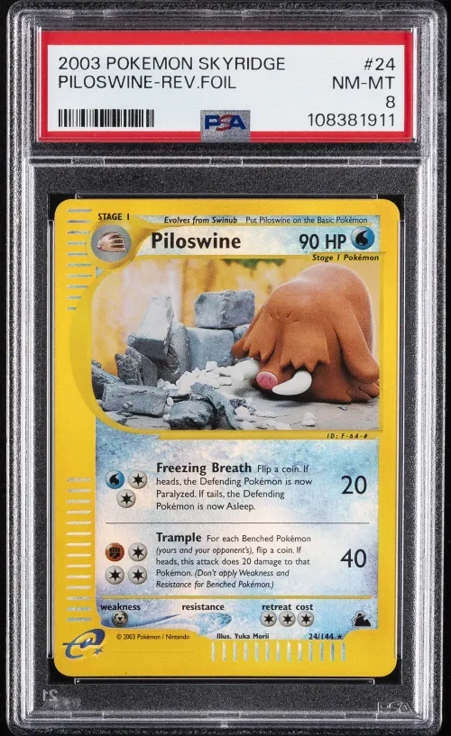 2003 #24 Piloswine-Reverse Foil