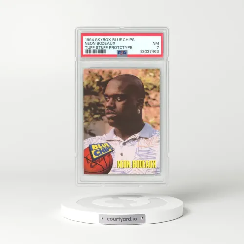 1994 Skybox Blue Chips Neon Bodeaux - Tuff Stuff Prototype (PSA 7 NM)