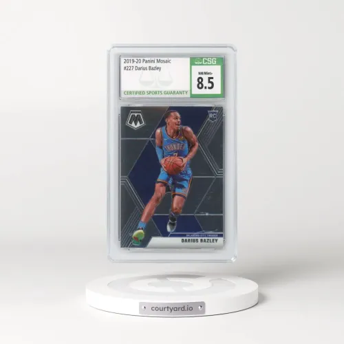 2019 Panini Mosaic #227 Darius Bazley (CSG 8.5 NM-MT+)