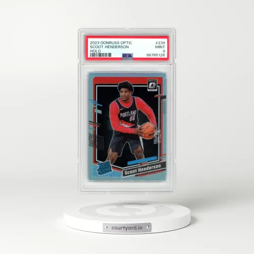 2023 Panini Donruss Optic #239 Scoot Henderson - Holo (PSA 9 MINT)