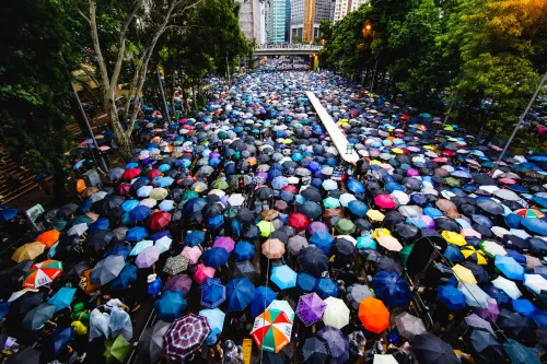 Umbrellas in Hong Kong #117