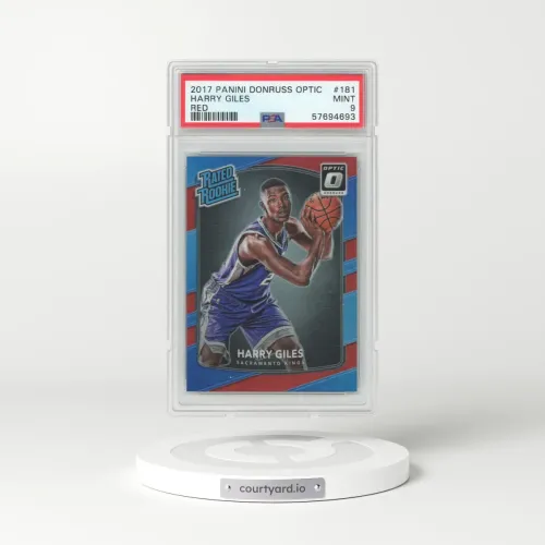 2017 Panini Donruss Optic #181 Harry Giles - Red (PSA 9 MINT)