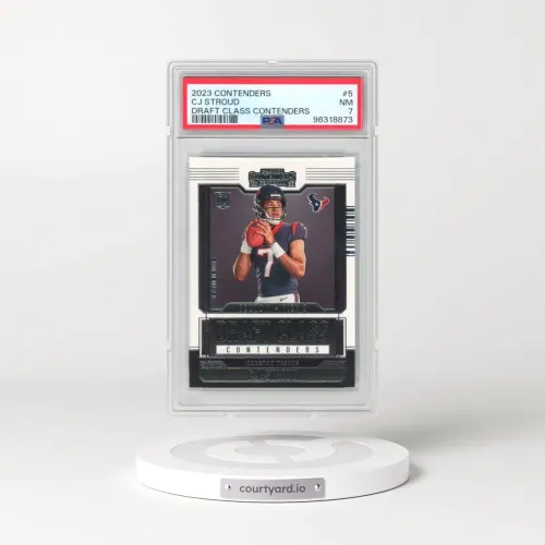 2023 Panini Contenders Draft Class Contenders #5 CJ Stroud (PSA 7 NM)