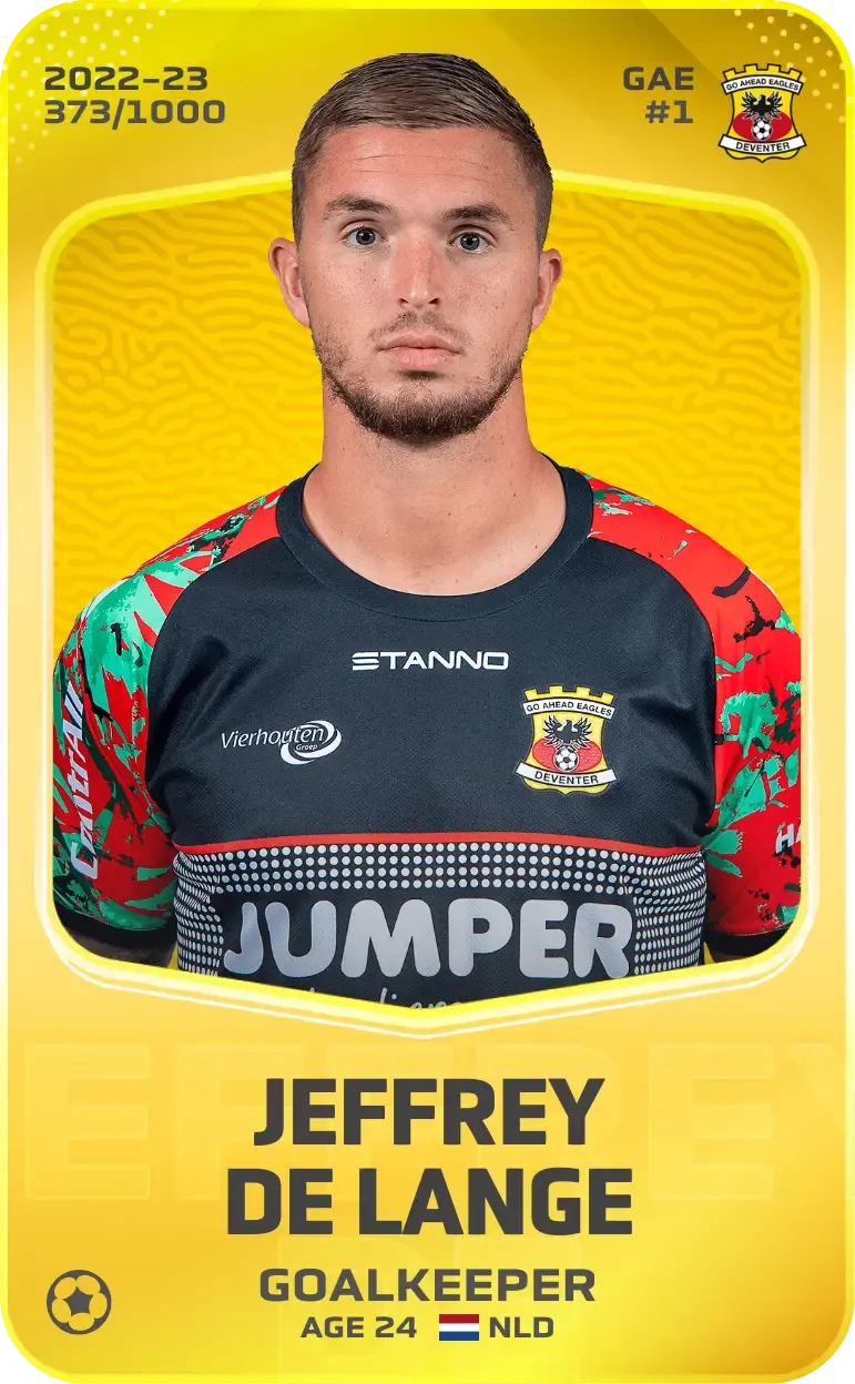 Jeffrey de Lange 2022-23 • Limited 373/1000