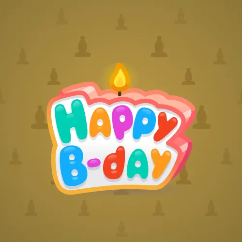 B-Day Candle #51382