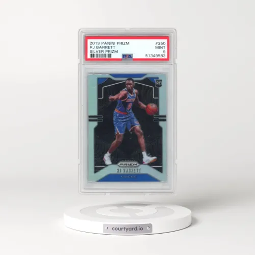 2019 Panini Prizm #250 RJ Barrett - Silver Prizm (PSA 9 MINT)