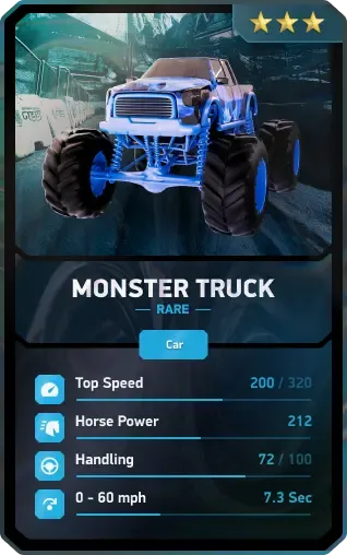 Bellere Monster truck rare #2465