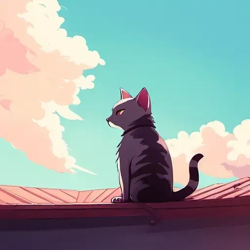 Roof cat #232