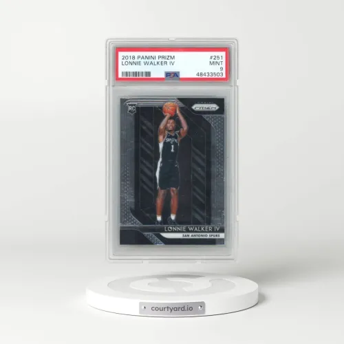 2018 Panini Prizm #251 Lonnie Walker IV (PSA 9 MINT)