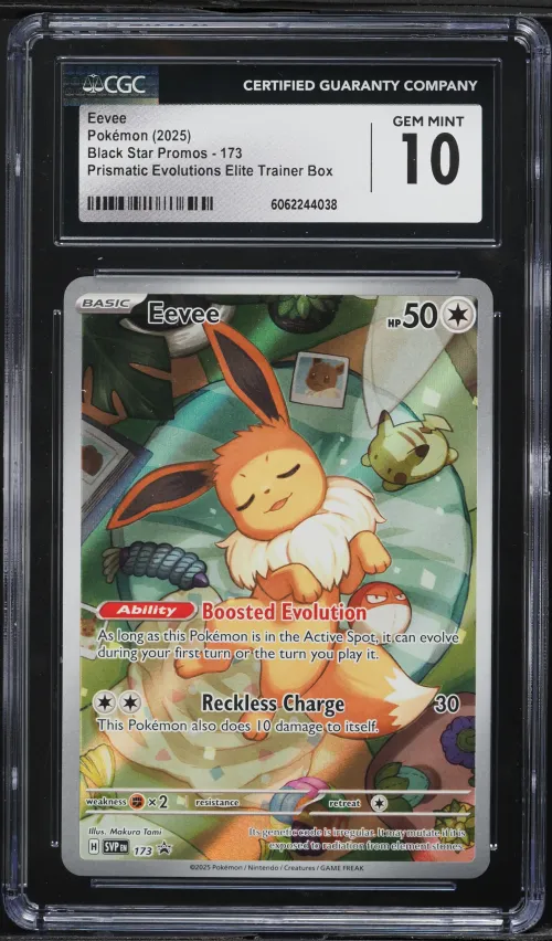 2025 #173 Eevee CGC 10 Svp EN-SV