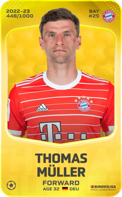 Thomas Müller 2022-23 • Limited 448/1000