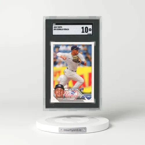 2023 Topps #94 Oswald Peraza (SGC 10 GEM MINT)