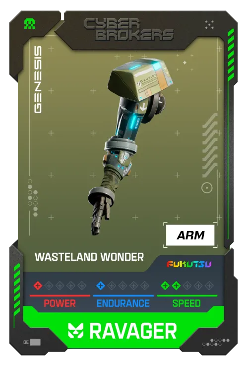 Wasteland Wonder Ravager Arm #14431