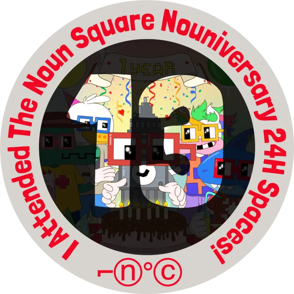 The Noun Square - Nouniversary 24hr Space 13/24 #5463775