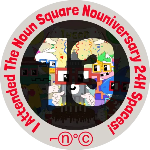 The Noun Square - Nouniversary 24hr Space 13/24 #5463775