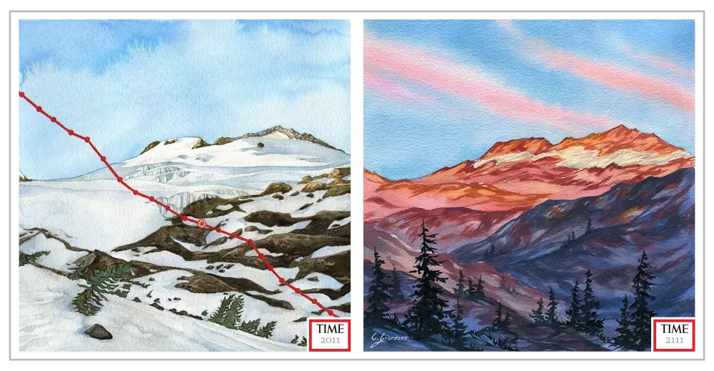 SnowsofWinterPast,2011byJillPelto&Glacier’sGrave,2111byClaireGiordano #3036