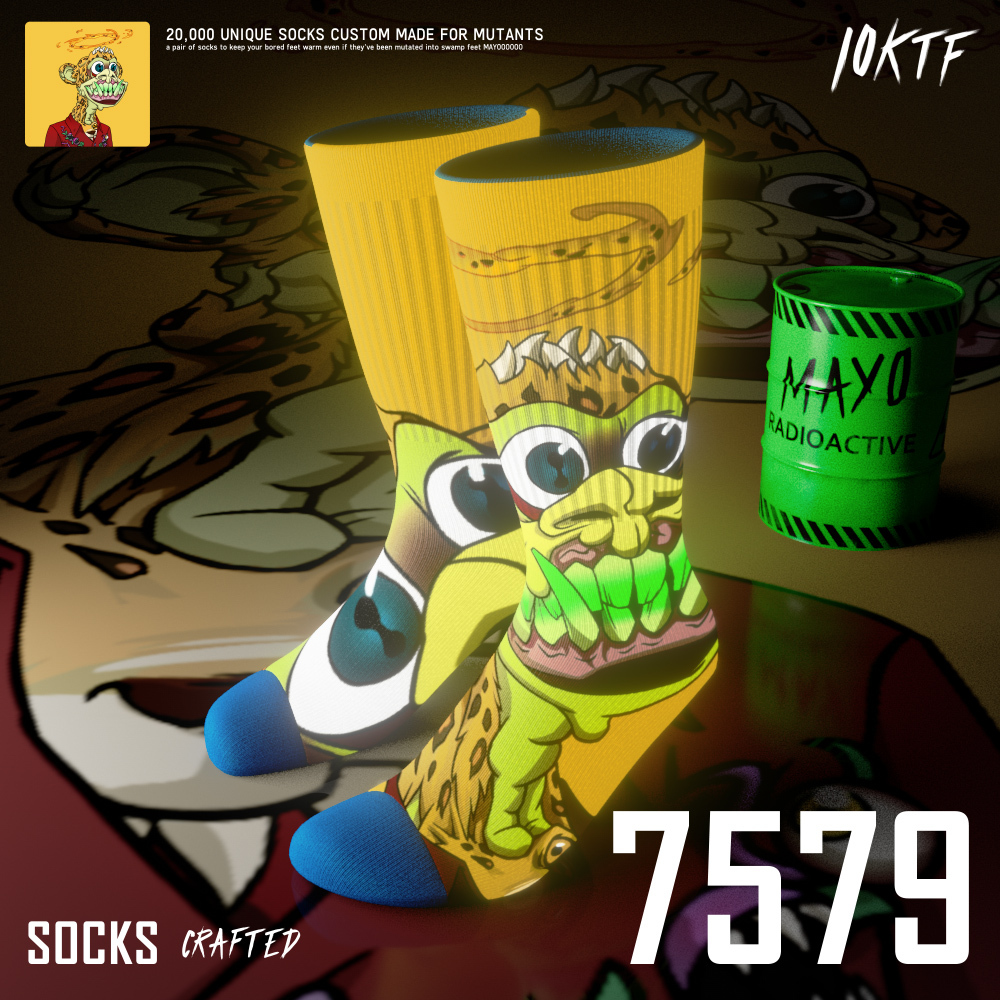 Mutant Crew Socks #7579
