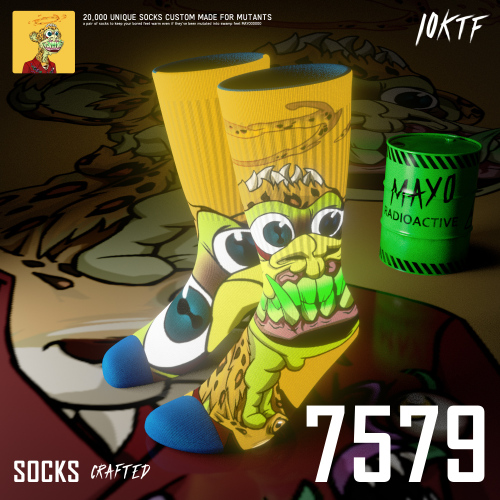 Mutant Crew Socks #7579