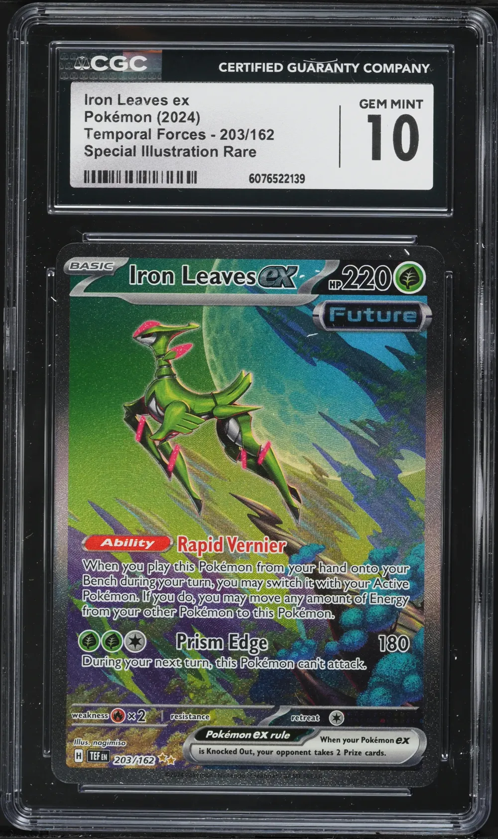 2024 #203 Iron Leaves EX CGC 10 