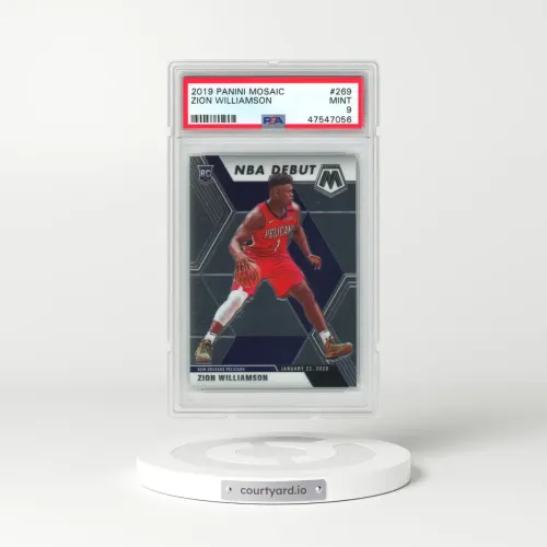 2019 Panini Mosaic #269 Zion Williamson (PSA 9 MINT)