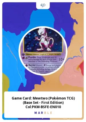 GameCard:Mewtwo(PokémonTCG)(BaseSet-FirstEdition)Col:PKM-BSFE-EN010 #58778