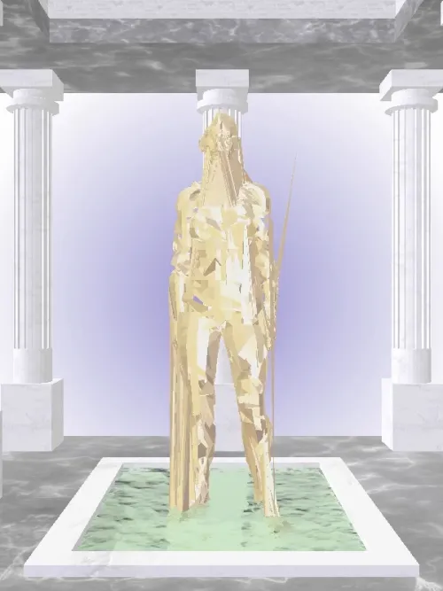 The Fragmented Phone Calling Real Gold Woman #4689