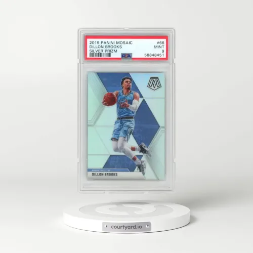 2019 Panini Mosaic #66 Dillon Brooks - Silver Prizm (PSA 9 MINT)