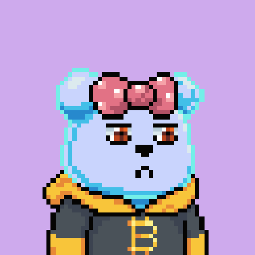 Bitcoin Bear Cub #4437 (Inscription #642243)