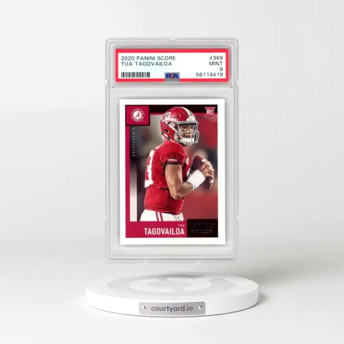 2020 Panini Score #369 Tua Tagovailoa (PSA 9 MINT)