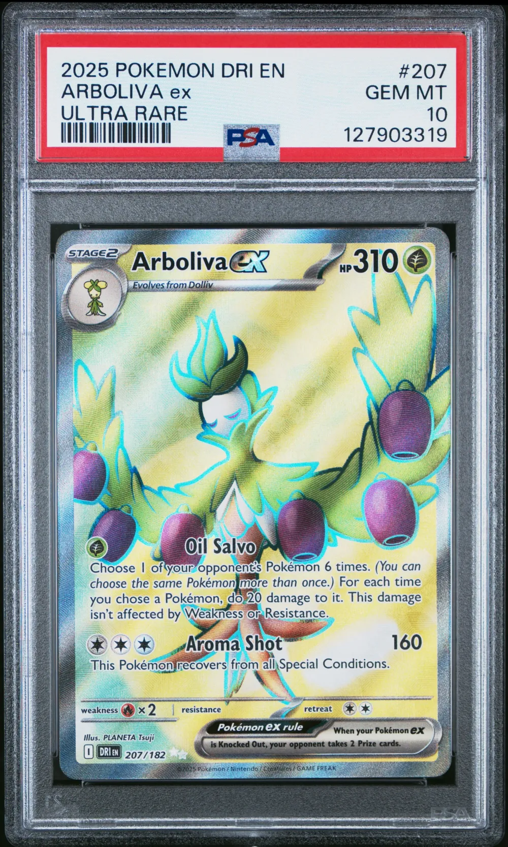 2025 #207 Arboliva EX PSA 10 Dri