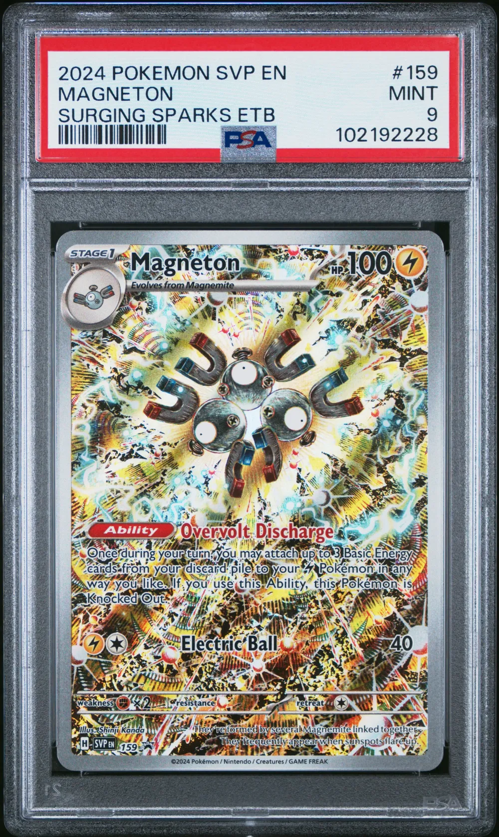 2024 #159 Magneton PSA 9 Svp EN-