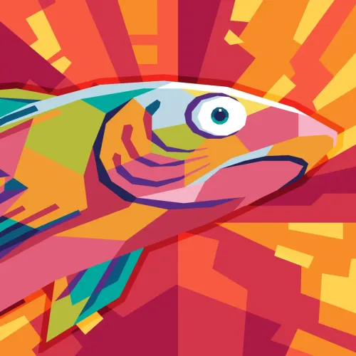 Spiffy Salmon Lava (Iconics 1/1) #964