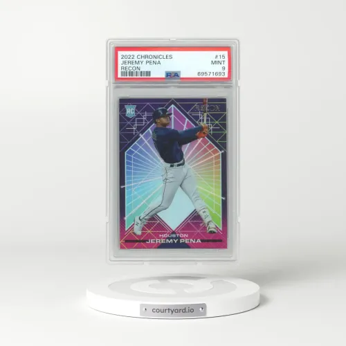 2022 Panini Chronicles Recon #15 Jeremy Pena (PSA 9 MINT)