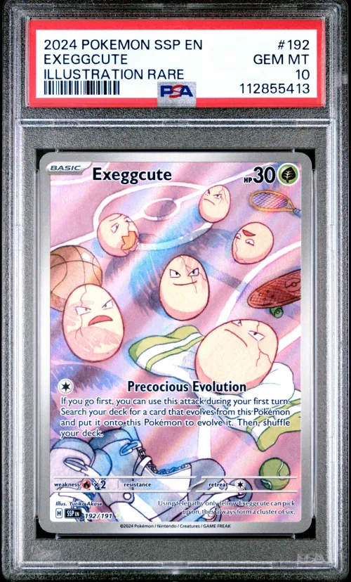 2024 #192 Exeggcute PSA 10 Ssp E