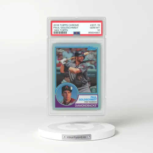 2018 Topps Chrome #83T-19 Paul Goldschmidt - 1983 Topps (PSA 10 GEM MINT)