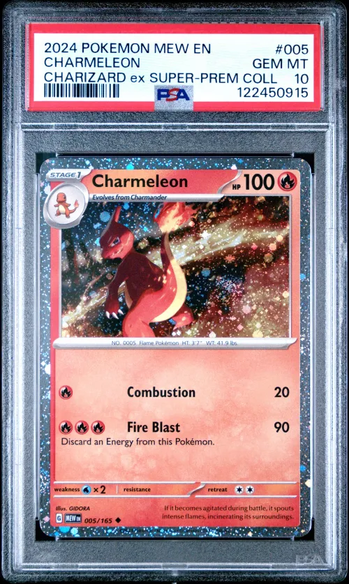 2024 #005 Charmeleon PSA 10 Mew 