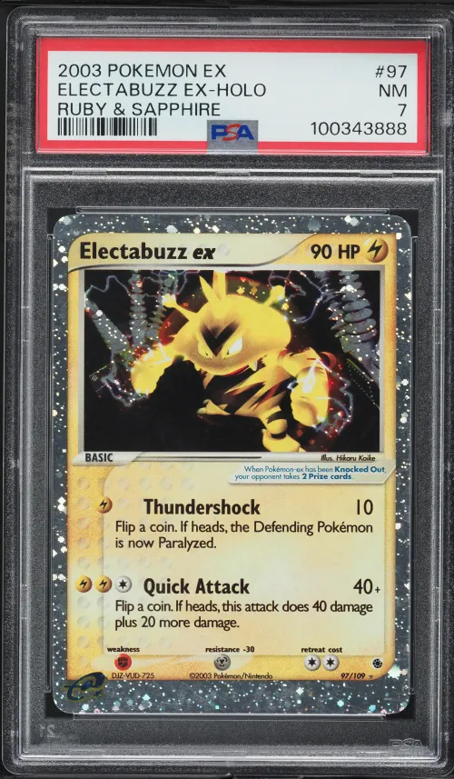 2003 #97 Electabuzz EX-Holo PSA 