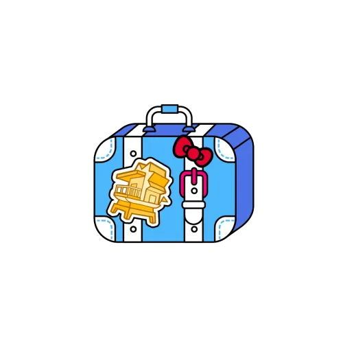 Miami Stamp Suitcase #1016278