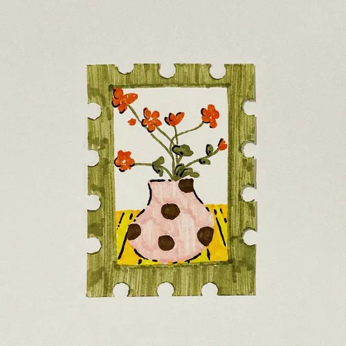 Polka Dot Vase