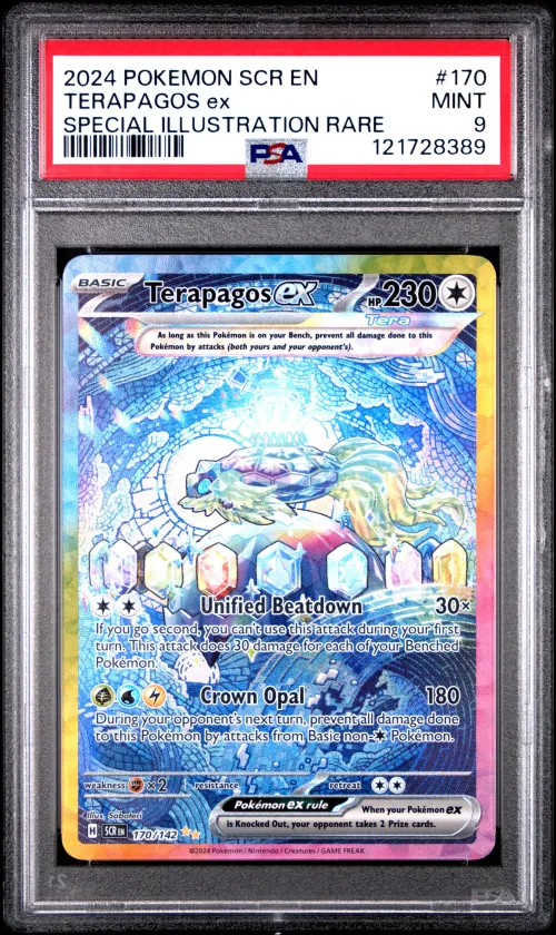 2024 #170 Terapagos EX PSA 9 Scr